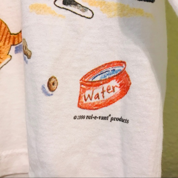 Vintage kids t shirt long sleeve dogs cats 1999 - Picture 5 of 10